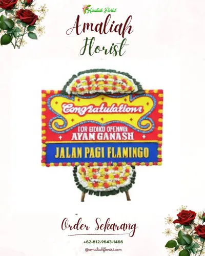 Bunga Papan Congratulation di Sukoharjo